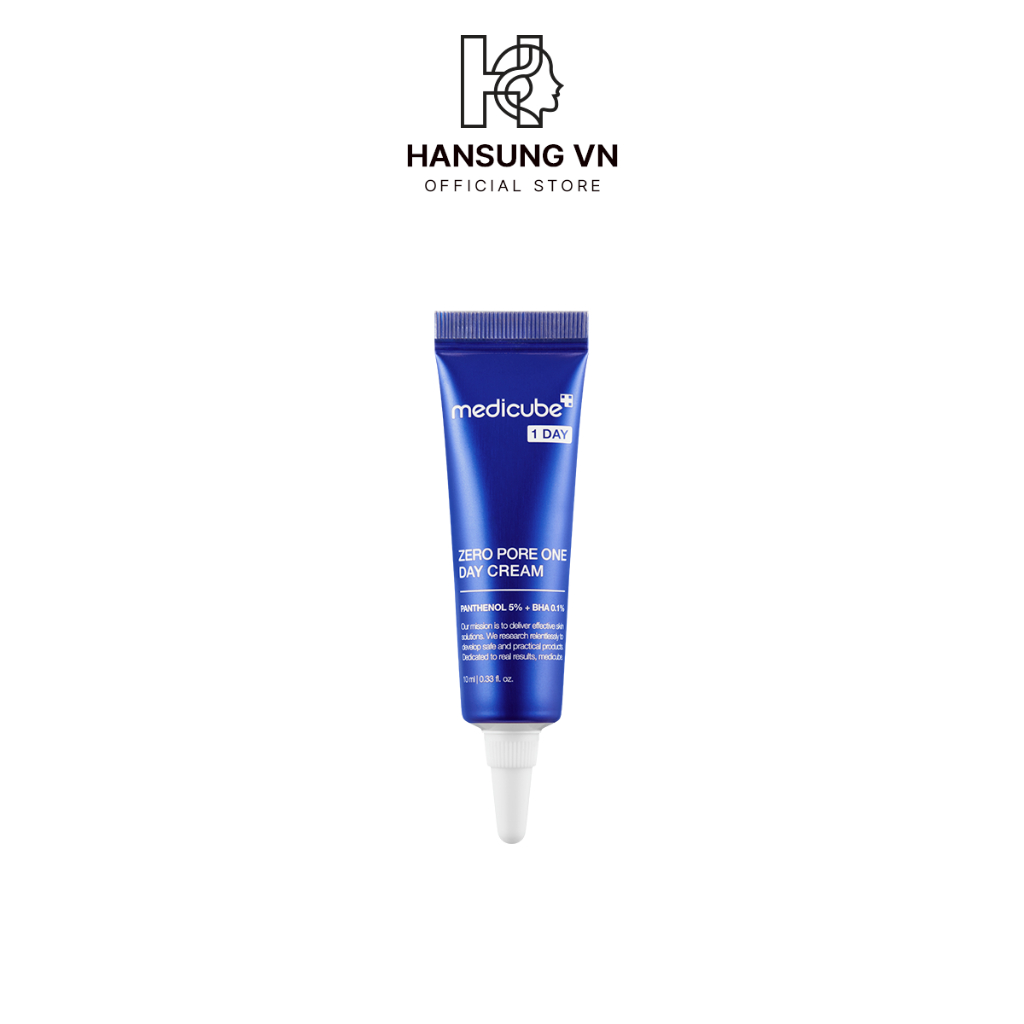 Mini Kem dưỡng se khít lỗ chân lông medicube Zero Pore One Day Cream 10ml