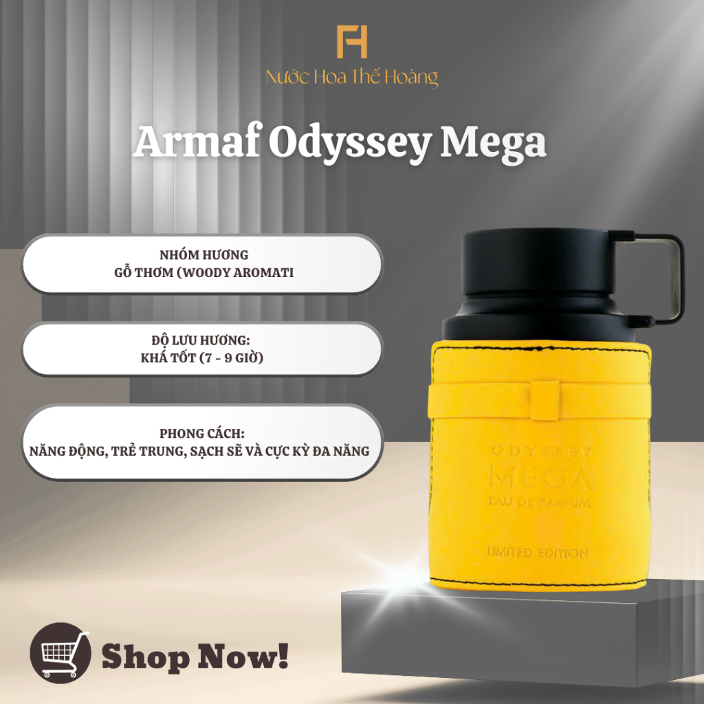 (SHOP MỚI) Nước Hoa Nam Odyssey Mega Chiết 10ml - 20ml - Nước Hoa Thế Hoàng Store