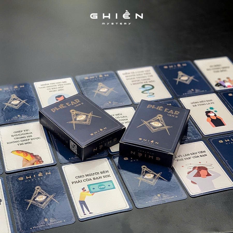Bộ bài "PHÊ FAR" Ver 2 – 50 lá nâng cấp, drinking game cho hội bạn cực vui | Ghiền Mystery