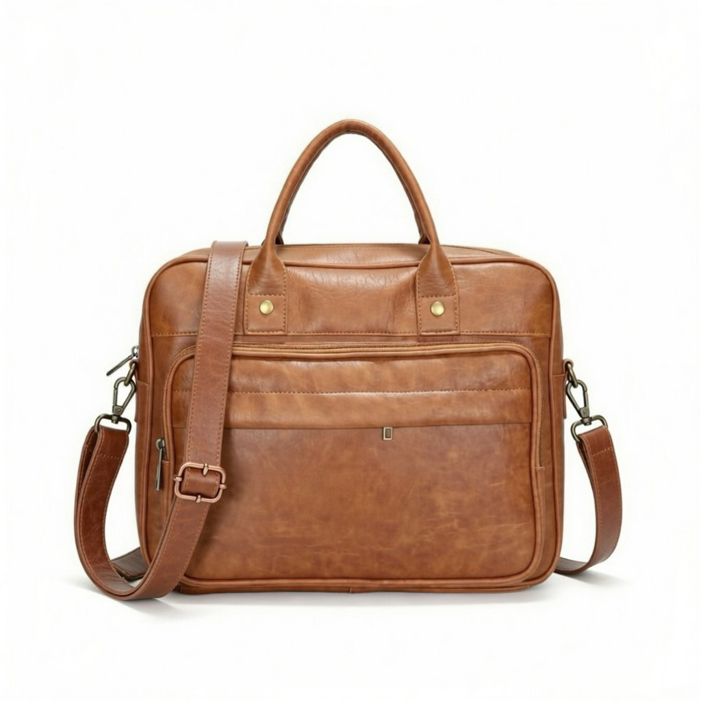 Cặp công sở da PU cao cấp SKING STORE – Túi đựng laptop 15 inch chống sốc nhiều ngăn sang trọng