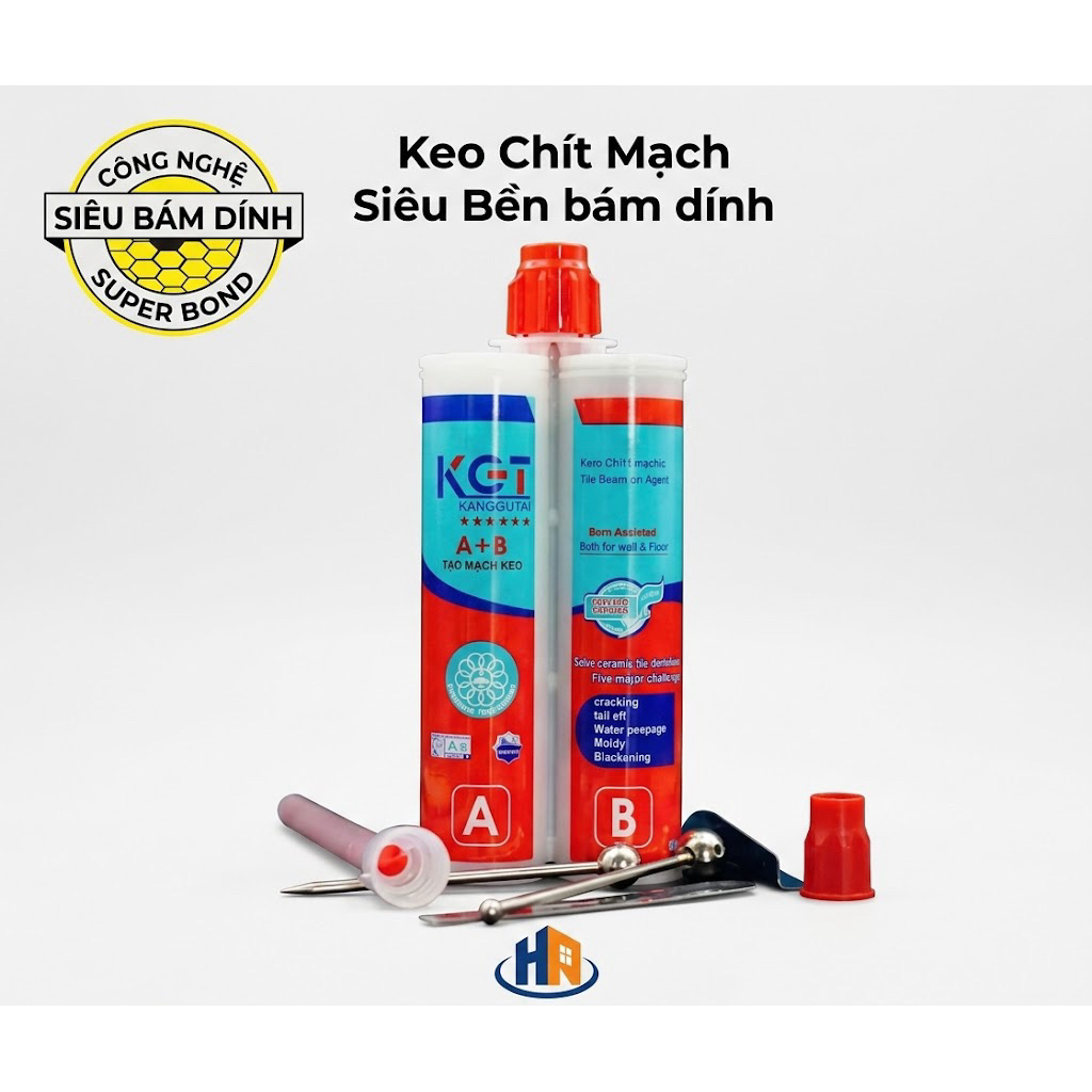 Keo Chít Mạch Epoxy 2 Thành Phần KGT- Chống Thấm- Chống Bám Bẩn