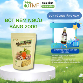 Bột nêm ngưu báng 200gr TÂM MINH FOODS thuần chay không bột ngọt cho bé ăn dặm