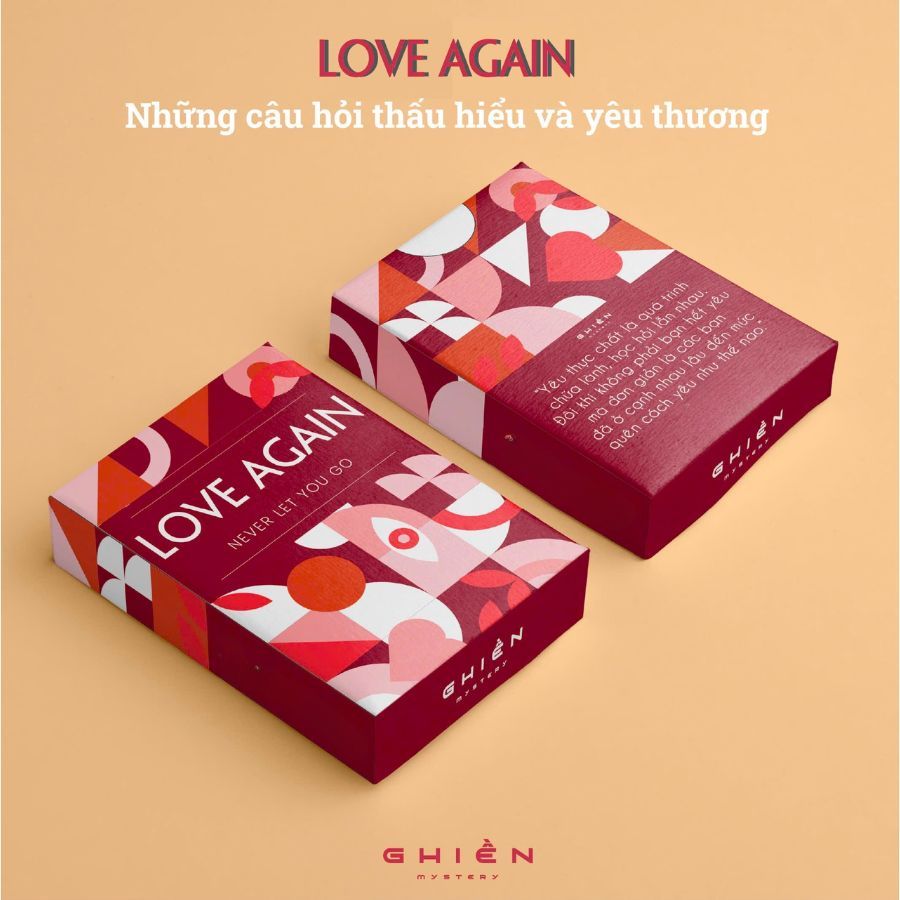 Bộ bài tình yêu "LOVE AGAIN" dành cho cặp đôi - Kết nối & thấu hiểu cảm xúc |Ghiền Mystery