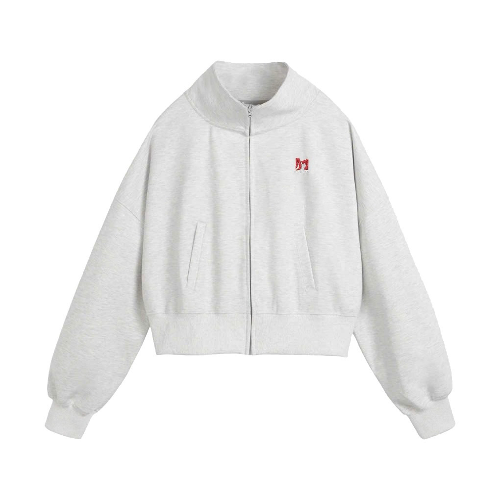 (PASS QUẦN ÁO)(Bill chính hãng) Áo Khoác Nỉ NOCTURNAL Cropped Jacket Vải Hindless Unisex-Size L-New 