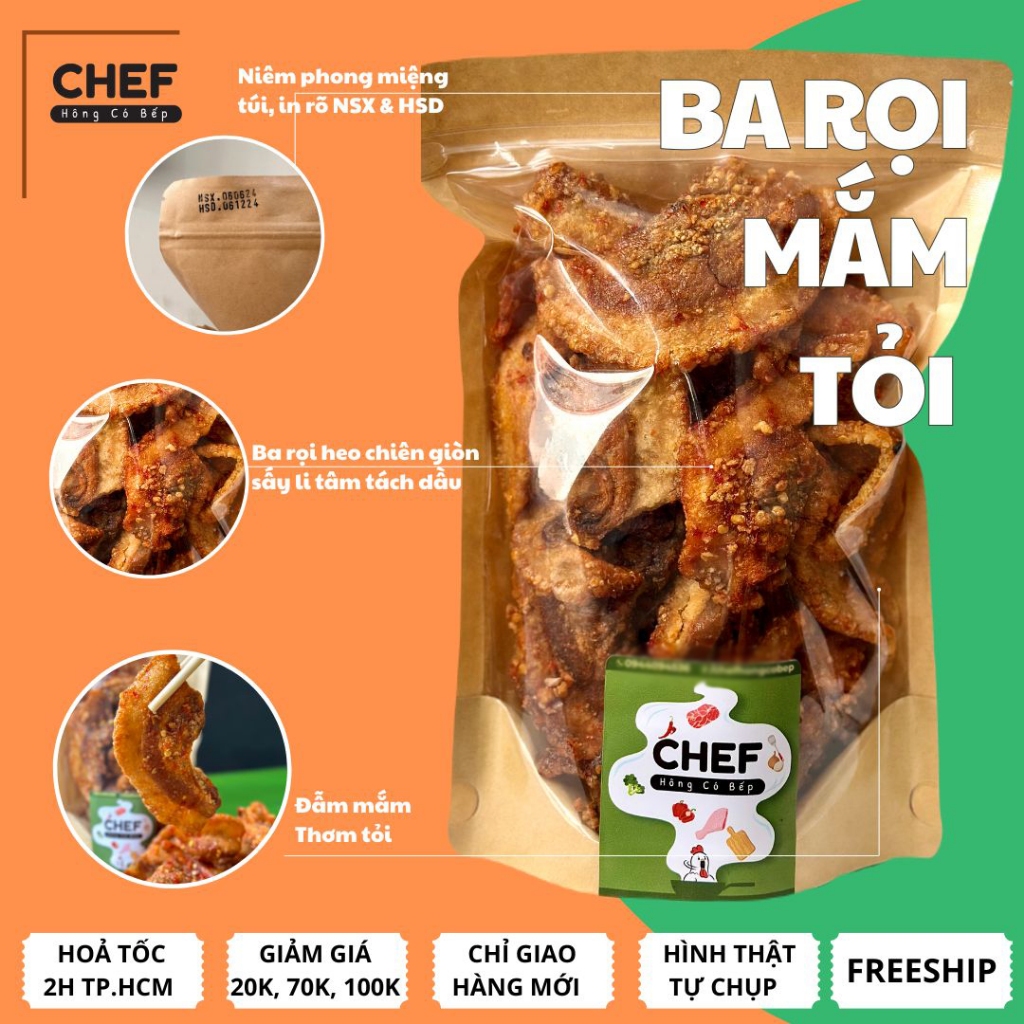 BA RỌI MẮM TỎI ỚT - TÓP MỠ BA RỌI CHÁY TỎI ỚT NGON KHÓ CƯỠNG