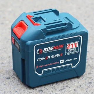 COMBO Phụ Kiện Máy Khoan, Máy Siết Bulong, Pin BOSHUN 15-20cells Dung Lượng Lớn, Mạch Chống Cháy