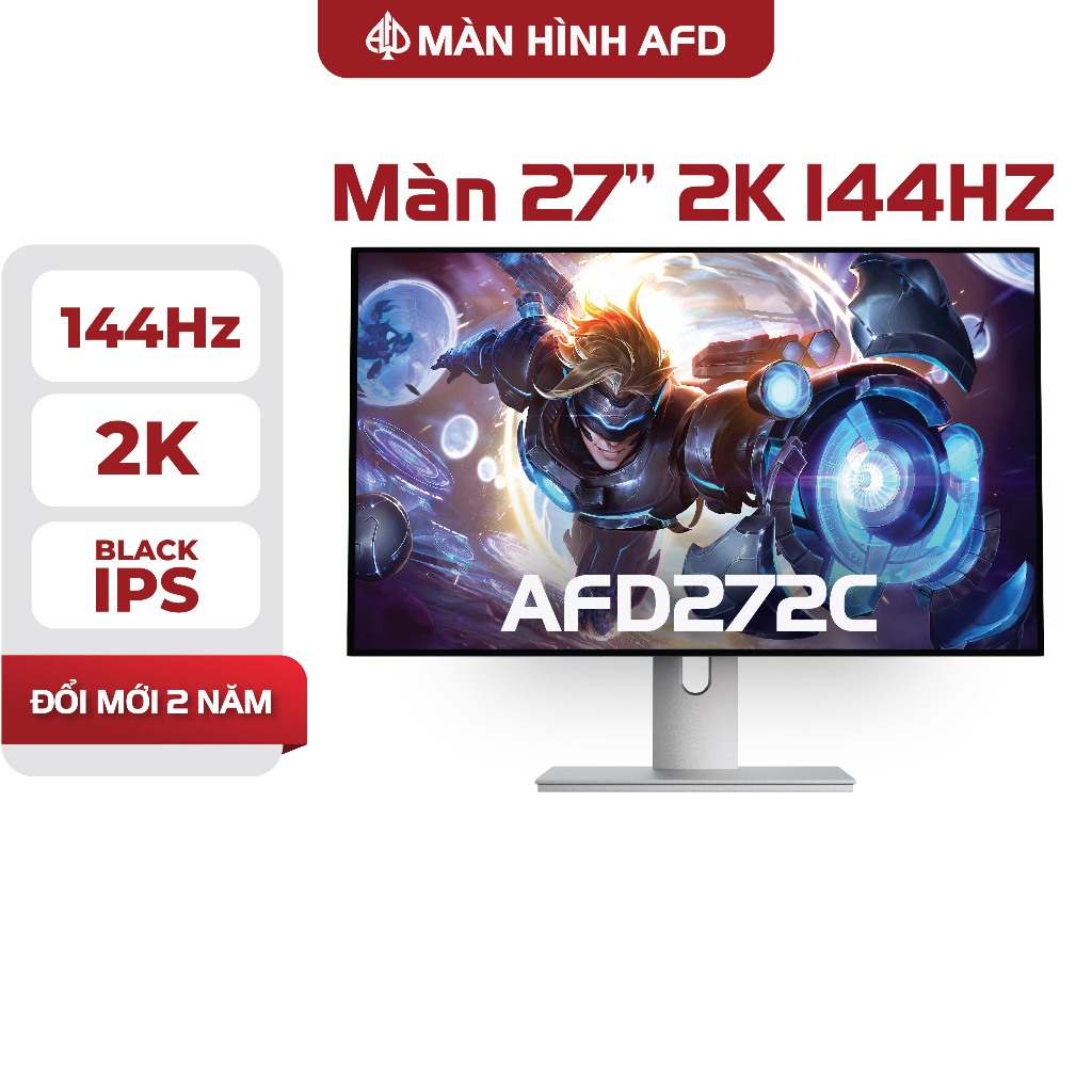 Màn hình AFD 272C 27'' 2K 144hz Black IPS - Chuyên Đồ Họa