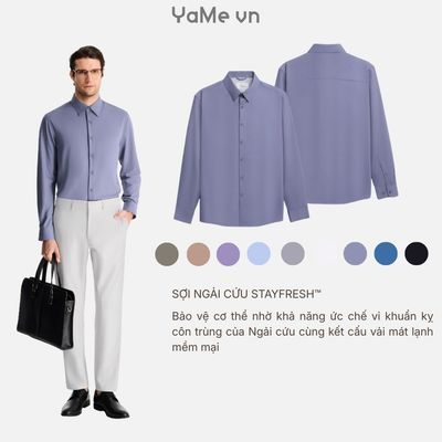 Áo Sơ Mi Nam Tay Dài StayFresh™ The CEO 002 22993 |YaMe|