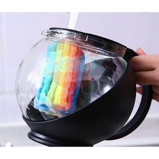 Cọ ly, cọ bình, cây rửa ly 7 màu, bọt biển