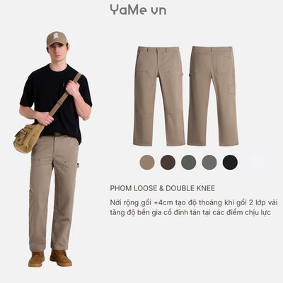 Quần Jeans Loose Fit DurableTex™ Multi Color Jean 012 24643 |YaMe|