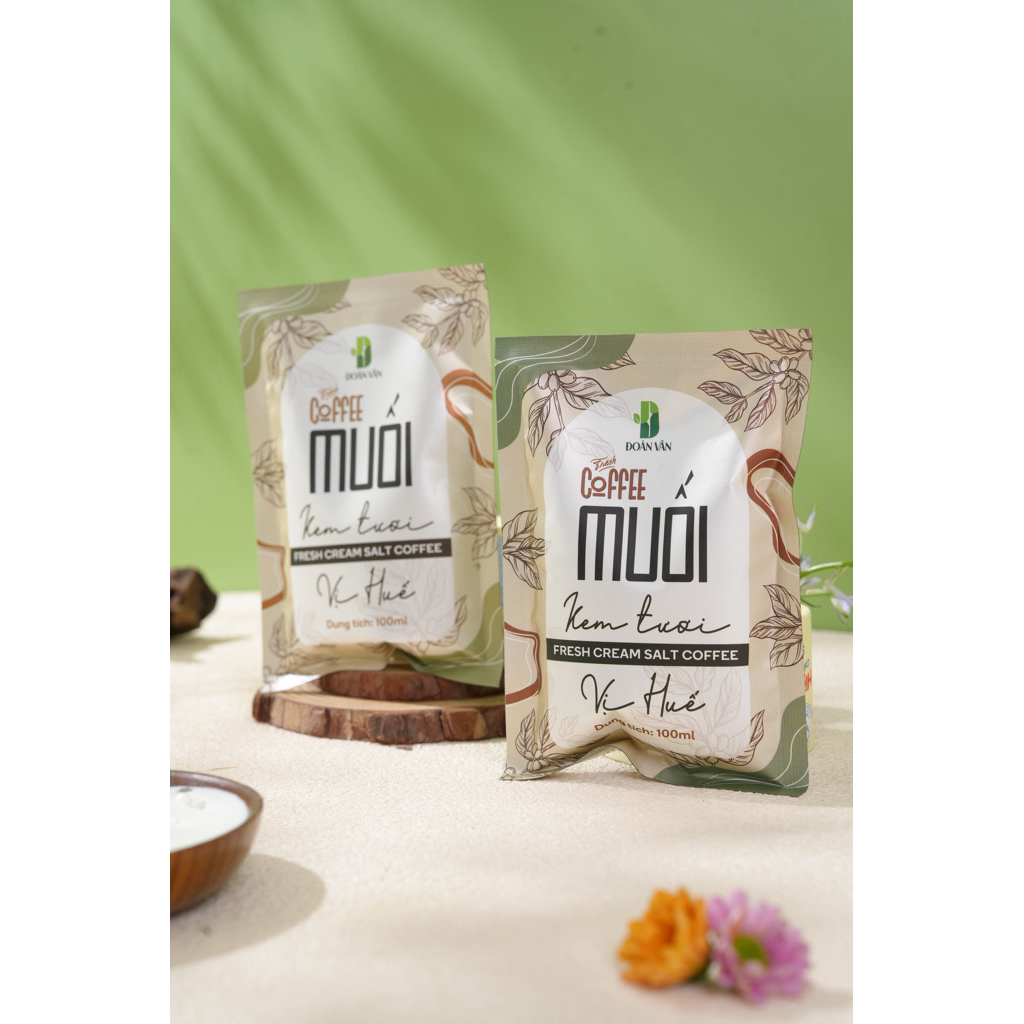 Cafe Muối Kem Tươi Vị Huế gói 100ml (combo 5gói)
