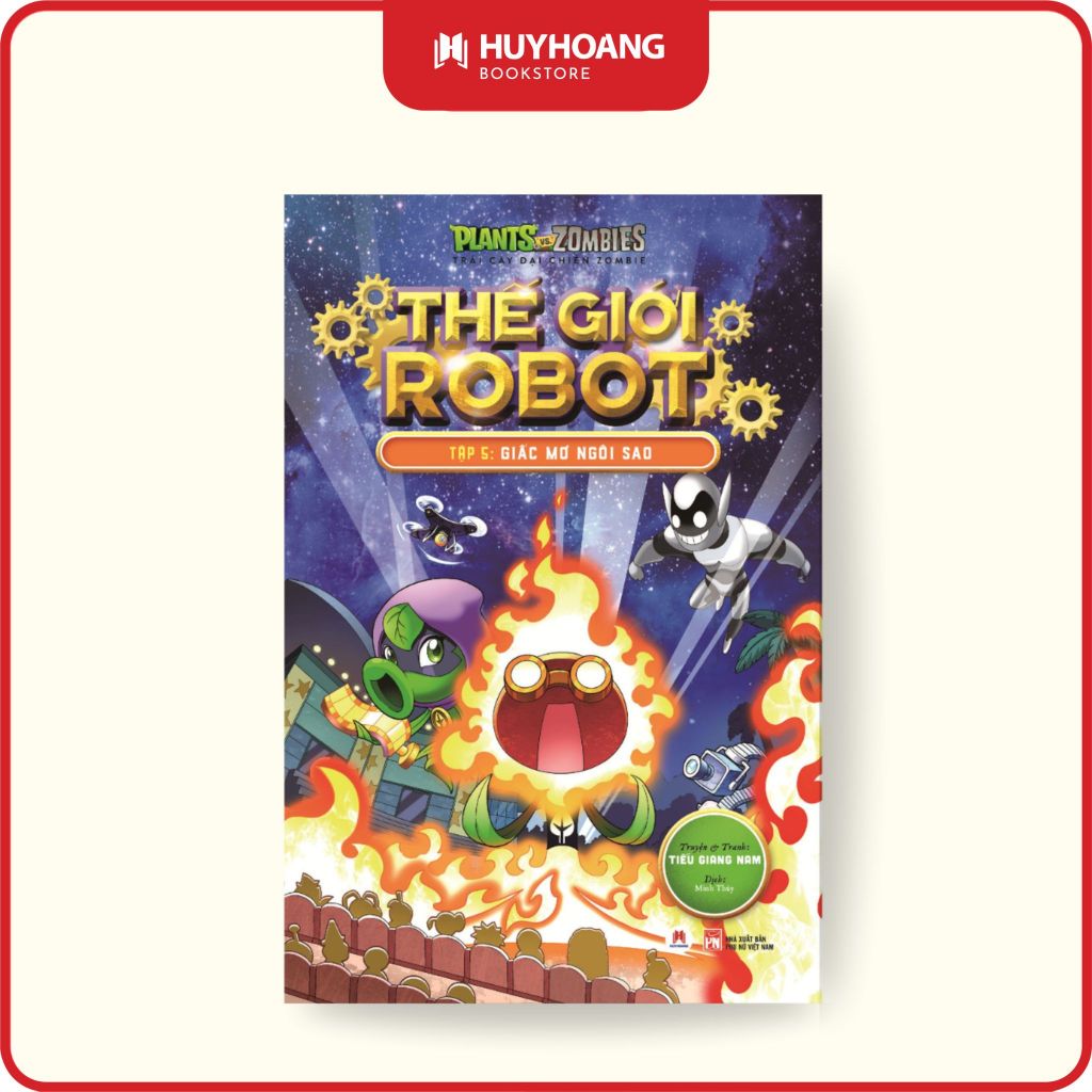 Sách Trái Cây Đại Chiến Zombie - Thế Giới Robot - Tập 5 - Giấc Mơ Ngôi Sao, PvZ