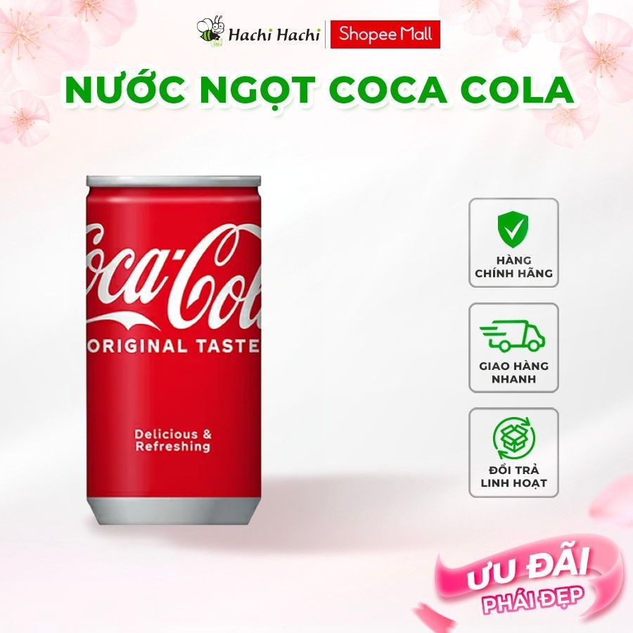 Nước ngọt Coca Cola Nhật Bản lon 160ml - Hachi Hachi Japan Shop