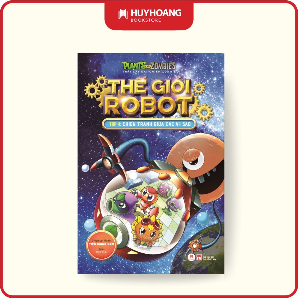 Sách Plants vs Zombies, Thế Giới ROBOT, Trái cây đại chiến zombie Tập 4 Chiến Tranh Giữa Các Vì Sao,