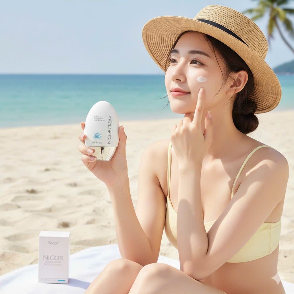 [ SALE GIẢM GIÁ ] Kem chống nắng dưỡng trắng da Nicor chính hãng