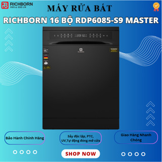 Máy rửa bát 16 bộ Richborn RDP6085-S9 Master thương hiệu Hàn Quốc