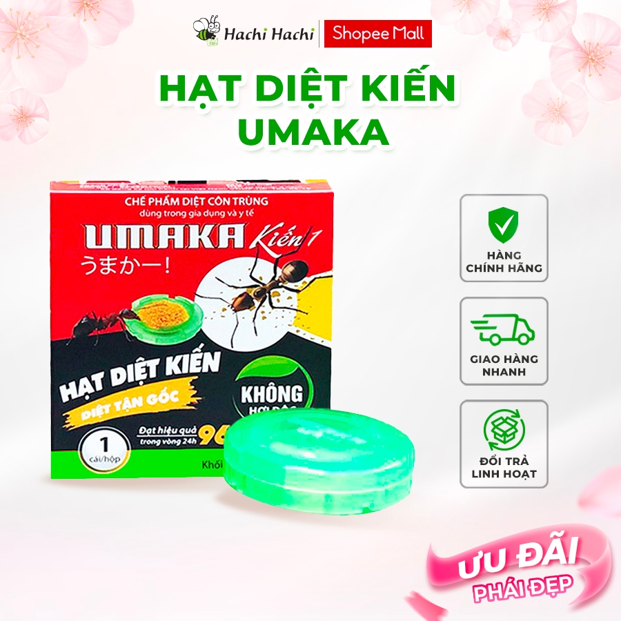 Hạt diệt kiến không hơi độc Umaka 3g - Hachi Hachi Japan Shop