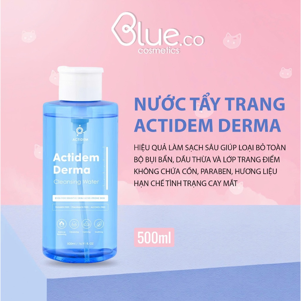 Nước Tẩy Trang Actidem Derma Cleansing Water 500ml