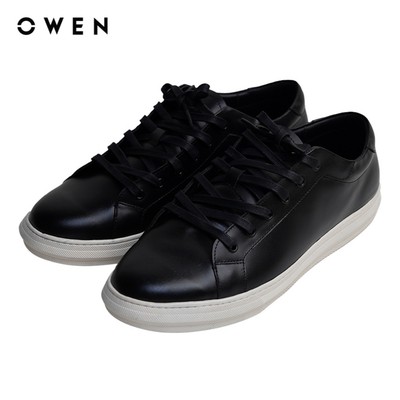 Owen - Giày da Regular Fit GD256192 màu Đen chất liệu Da bò