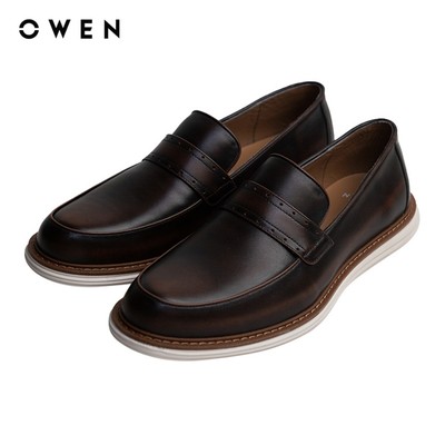 Owen - Giày da Regular Fit GD256195 màu Nâu chất liệu Da bò