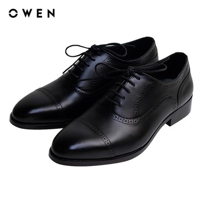 Owen - Giày da Regular Fit GD256196 màu Đen chất liệu Da bò
