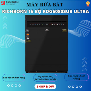 Máy rửa bát 16 bộ Richborn RDG6080SUB Ultra thương hiệu Hàn Quốc