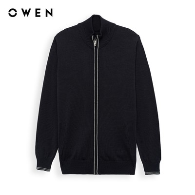 Owen - Áo len Regular Fit ALK256001 màu Xanh đậm chất liệu Acrylic