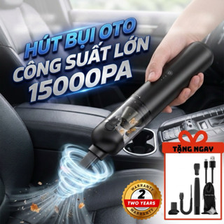 Máy hút bụi ô tô cầm tay không dây, hút bụi nhà cửa, xe ô tô, giường nệm, lông chó mèo, đa chức năng, lực hút mạnh