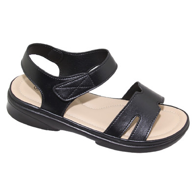 Sandal đế bằng nữ Bita's SUNNY.05 (Đen + Kem + Nâu)