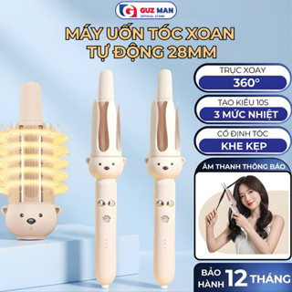 Máy Uốn Tóc Xoăn Tự Động Chất Liệu Gốm Sứ Đường Kính 28mm X2 Ceramic Chống Rối Tóc