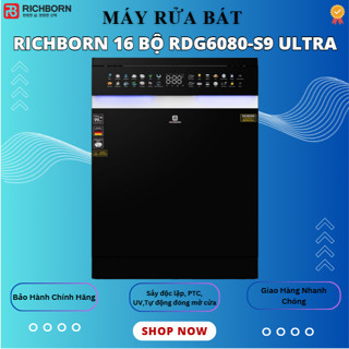 Máy rửa bát 16 bộ Richborn RDG6080-S9 Ultra thương hiệu Hàn Quốc