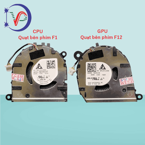(NEW ZIN) Fan quạt tản nhiệt cpu laptop Hp EliteBook x360 1040 G7 1040 G8 1030 G7 1030 G8 M16006 M45