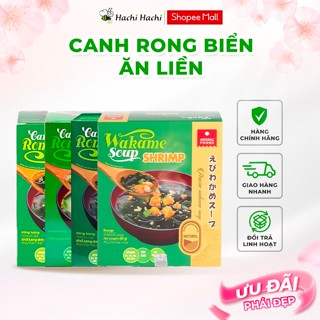 Canh rong biển ăn liền Asuzac Foods đủ vị (1 hộp 10 gói nhỏ) - Hachi Hachi Japan Shop