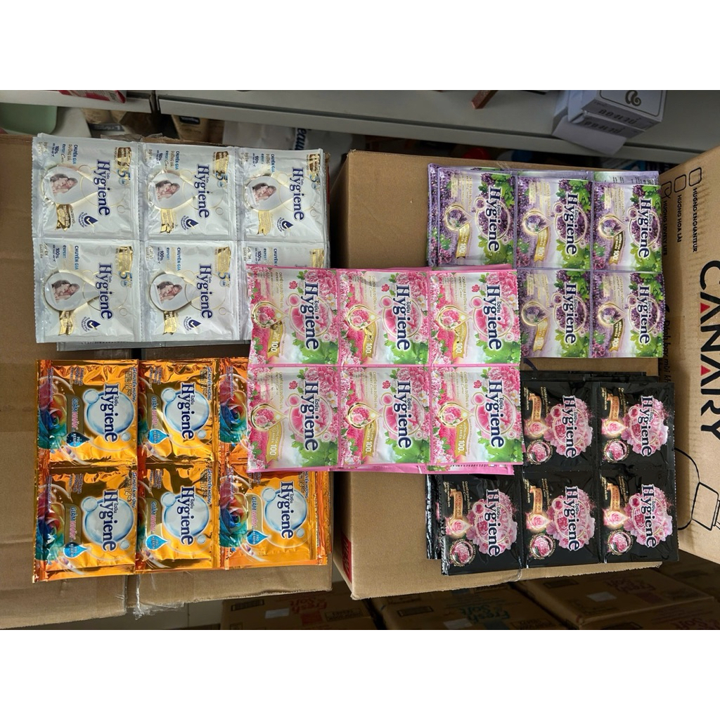 12 gói xả dây hygine ( nhập khẩu chính ngạch full vat )