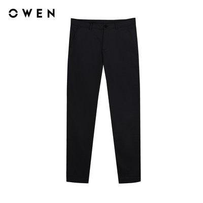 Owen - Quần khaki Regular Fit QKR256096 màu Xám đậm chất liệu CVC Spandex