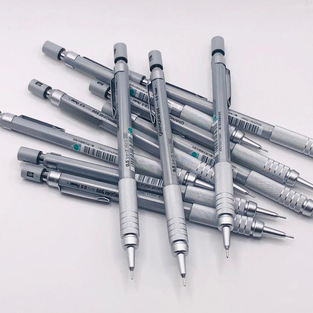 Bút chì kim cơ khí Pentel Graphgear 500 Nhật Bản 0,5 mm