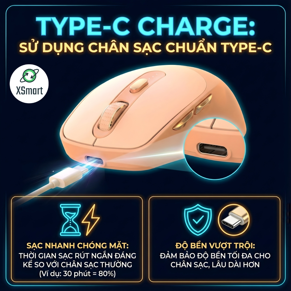 Chuột Không Dây Máy Tính Bluetooth FreeWolf X7 Wireless Pin Sạc Kết Nối 2 Chế Độ Cho Mọi Thiết Bị | BigBuy360 - bigbuy360.vn