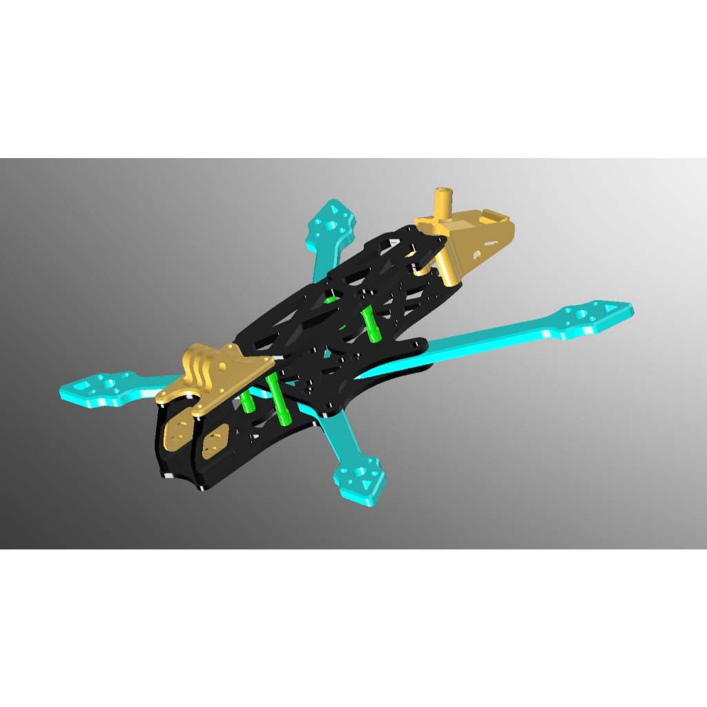 [MakeItReal] Khung Drone / FPV 5 Inch (In 3D)