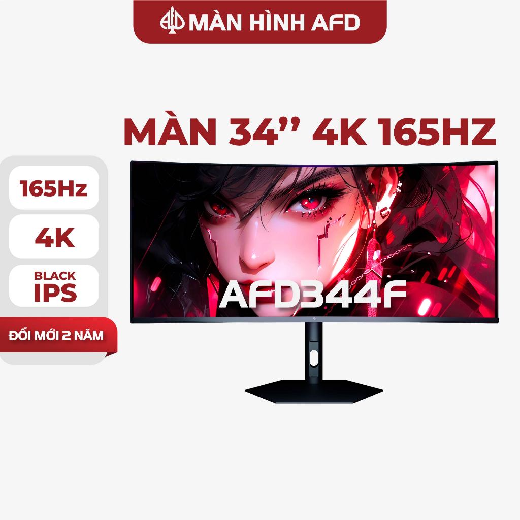 Màn hình ultrawide AFD 344F Pro 34'' WQHD Black IPS 165hz - Chuyên game