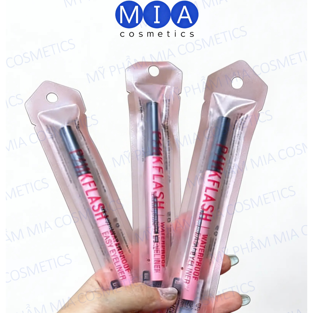 [HÀNG CTY] Bút kẻ mắt nước Pinkflash MIA COSMETICS đầu cọ mảnh giúp viền mí mắt sắc nét dễ tạo đuôi 