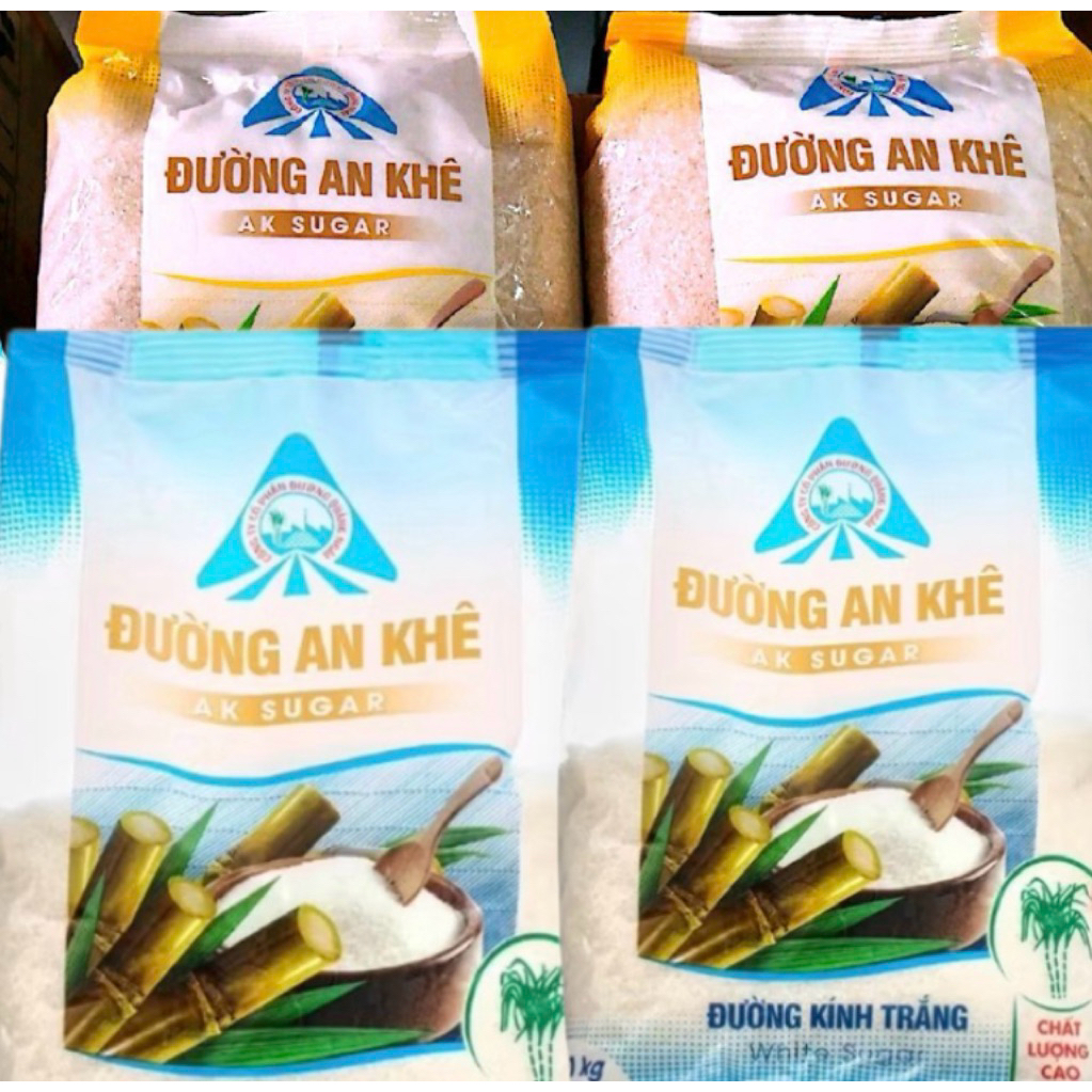 Com bo 4 bịch gồm 2 kg đường trắng &2 kg đường vàng