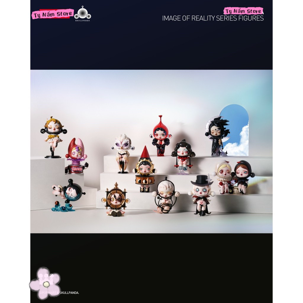 [Chính hãng-ORDER] POPMART SKULLPANDA IMAGE OF REALITY SERIES (TRỌN BỘ HỘP MÙ)