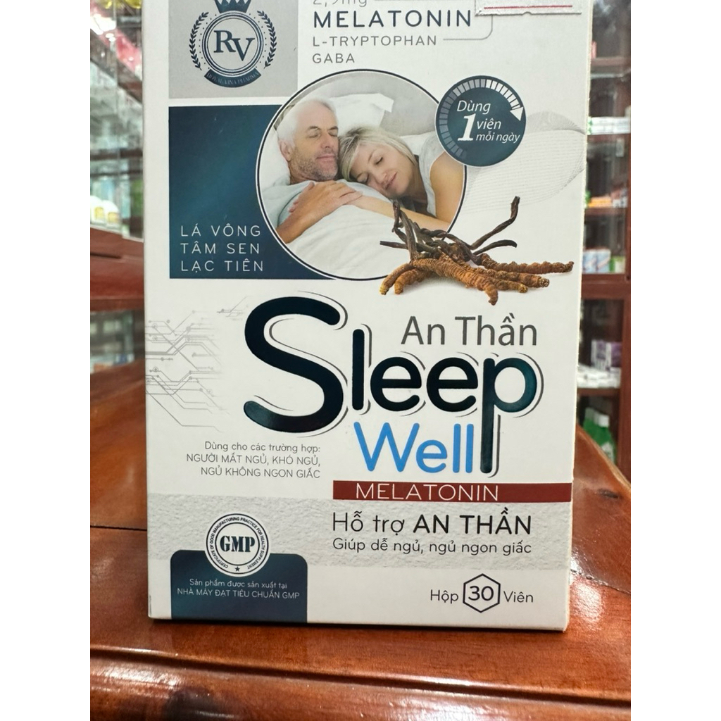 Viên uống ngủ ngon cho người lớn tuổi – Sleep Well Melatonin