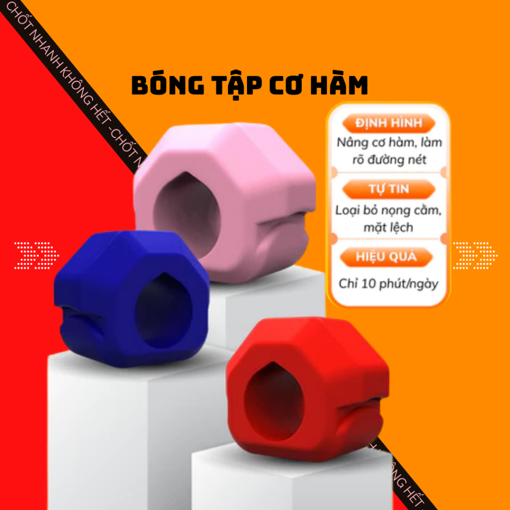 Bóng Tập Cơ Hàm Jawsize Chính Hãng, Dụng Cụ Tập Chewing, Mewing, Jawliner - Hatha_store