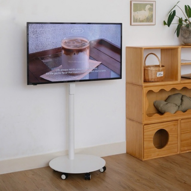 Kệ TV - đế tròn có bánh xe dành cho TV 32-70inch