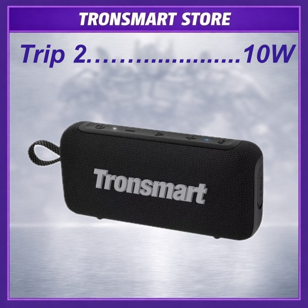 Loa bluetooth Tronsmart Trip 2, Công suất 10W chống nước IPX7 bền bỉ, hỗ trợ thẻ nhớ TF, nghe 20H