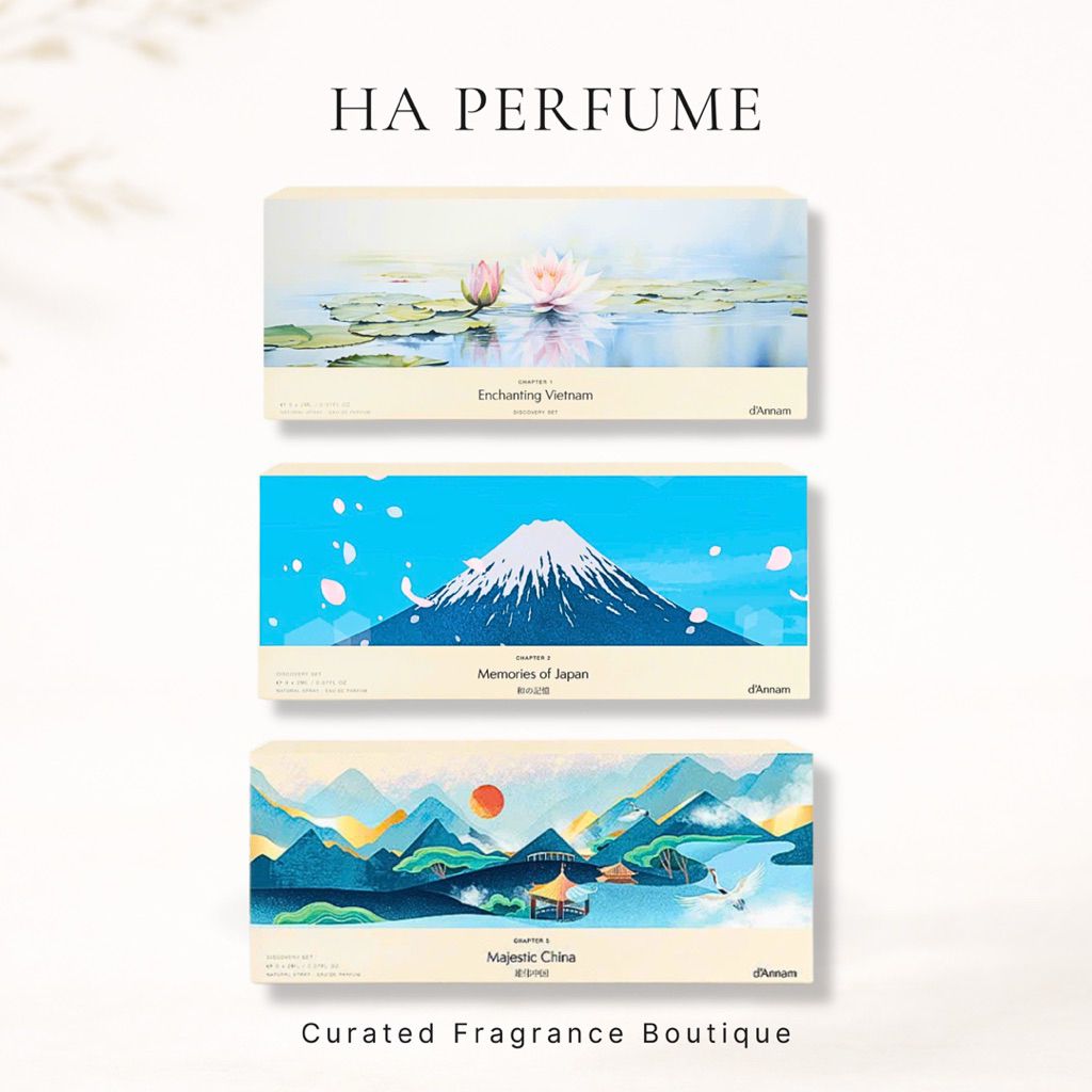 Set Nước Hoa d’Annam Chapter 1 Enchanting Vietnam,  SET D'ANNAM MEMORIES OF JAPAN