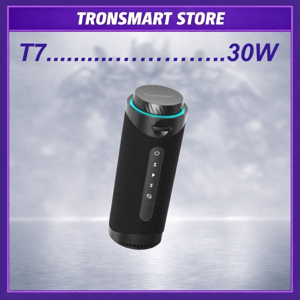 Loa Tronsmart T7 chính hãng, Loa Bluetooth 5.3, chống nước IPX7 Công suất 30W, nghe nhạc 12 giờ, có 
