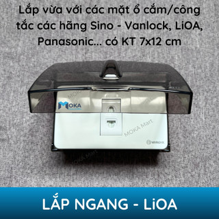 Mặt che mưa chống nước cho công tắc ổ điện ngoài trời LiOA, Vanlock cao cấp