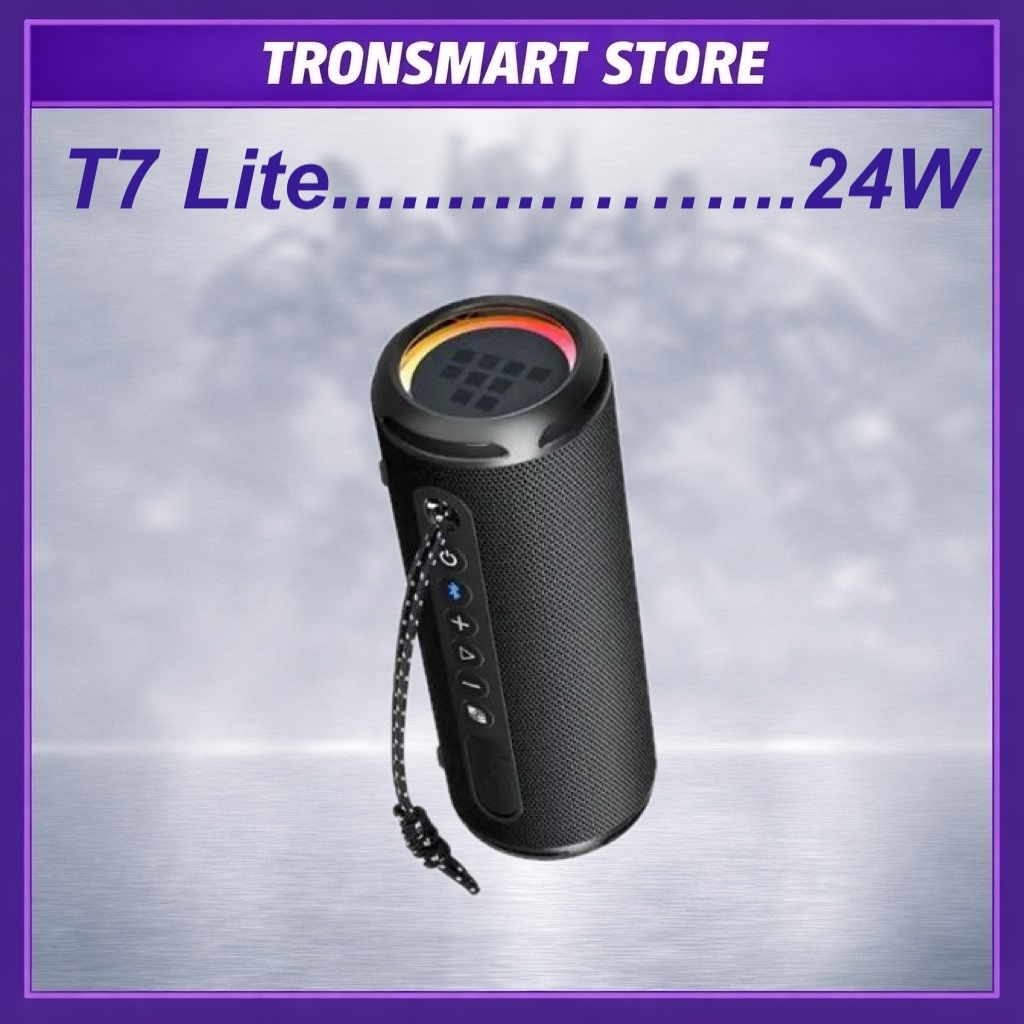 Loa Tronsmart T7 Lite chính hãng, Bluetooth 5.3, Chống nước IPX7, Công suất 24W, Nghe nhạc 24 giờ, K